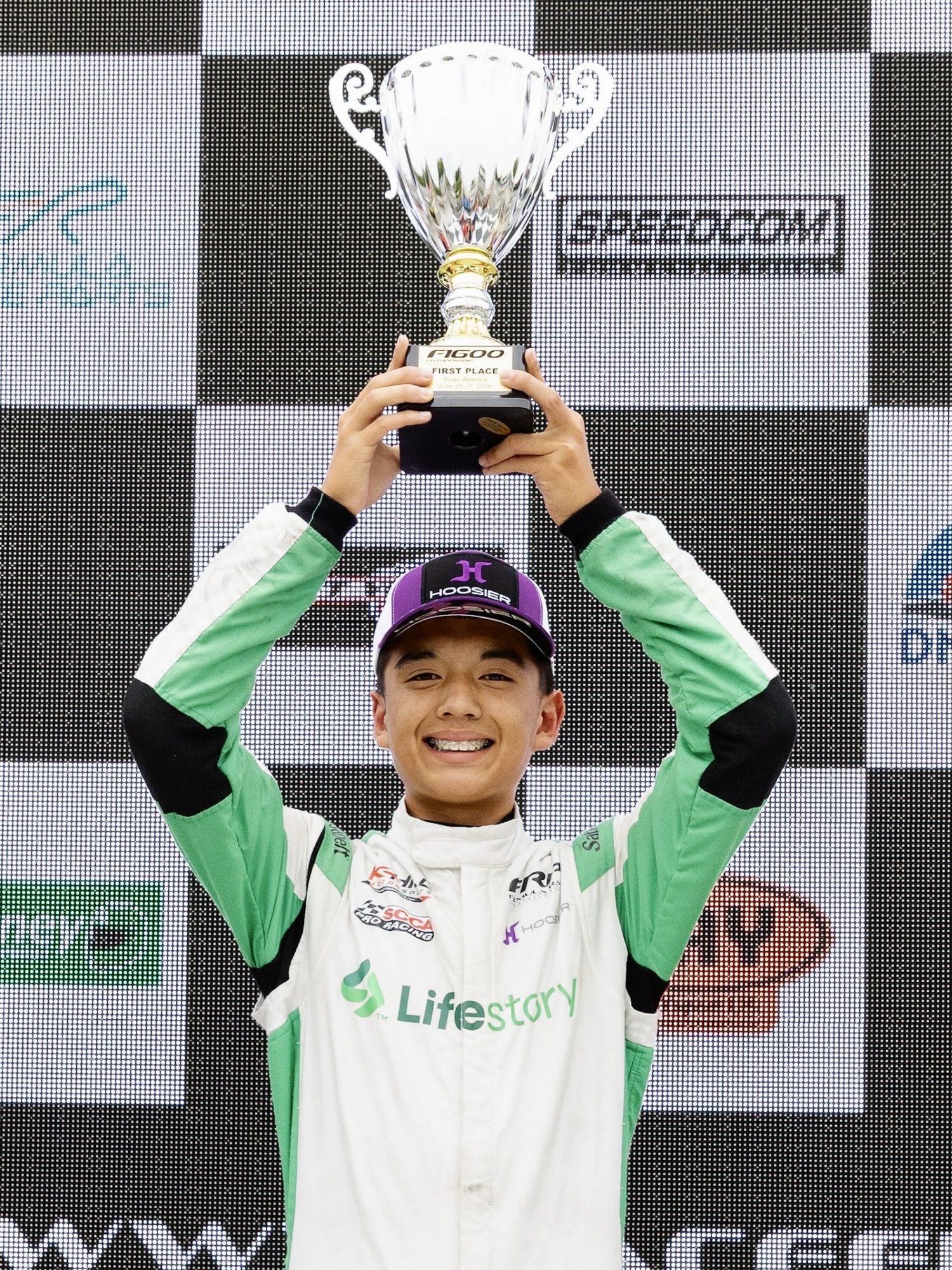 Ybarra david podium